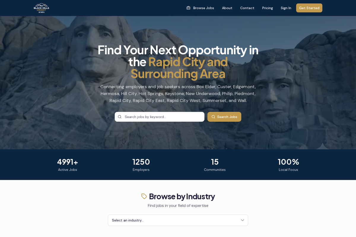 Black Hills Connect Jobs — Connecting employers & job seekers in Rapid City and beyond.